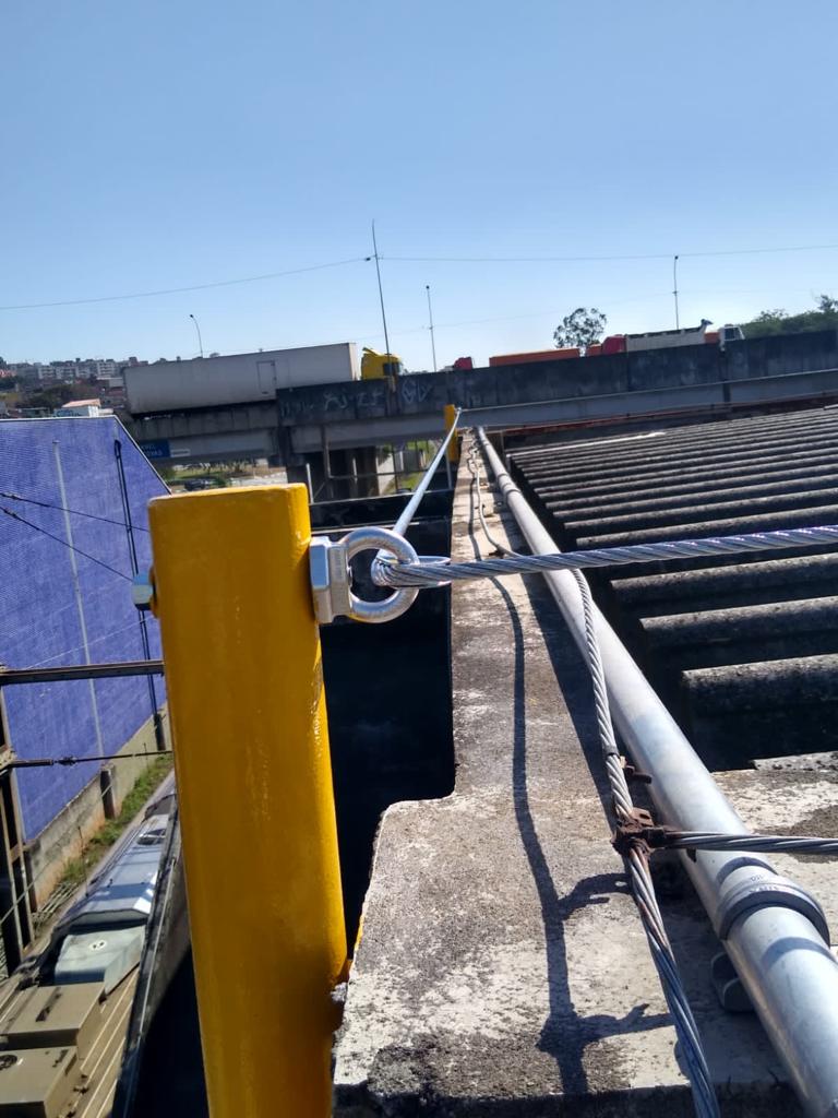 Projeto Linha de vida para telhado